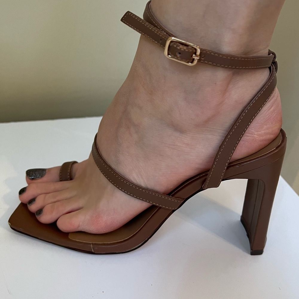 Alias Mae Square Toe Sandals And Toe Ring - image 7